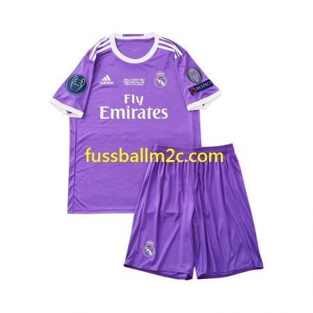 Fußballtrikots Real Madrid 2016 Retro Kinder Auswärts Trikotsatz Fußballtrikots Real Madrid 2016 Retro Kinder Auswärts Trikotsatz